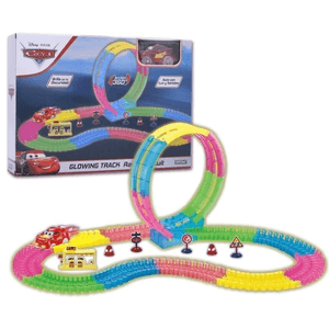 Pista De Carreras Luminosa Cars Giro 360° Ditoys 2668