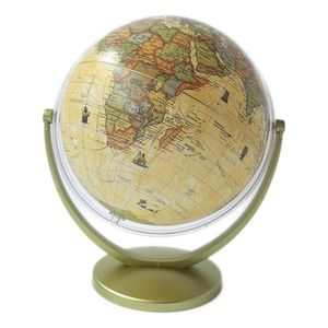 Globo Terraqueo Gloter Multigiro Sepia Base Plástica 147awd