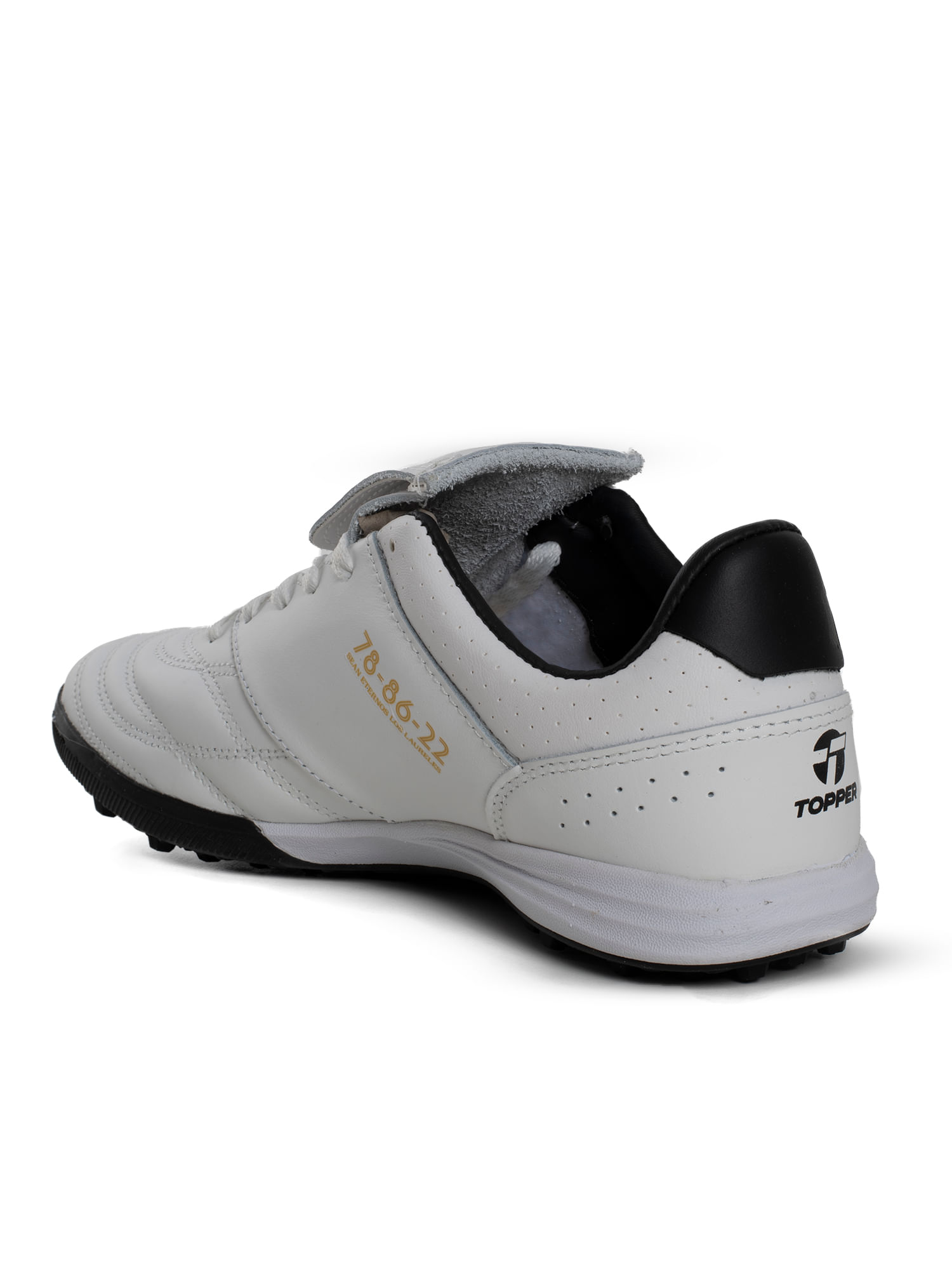 Botines Topper Artis II TF Unisex Fútbol Blanco - Provincia Compras