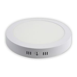 Plafon Redondo Led Con Base 120mm 6w Luz Frio Candela