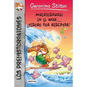 MUERDOSAURIO EN EL MAR TESORO POR RESCATAR 9 LOS PREHISTORRATONES - Stilton, Geronimo
