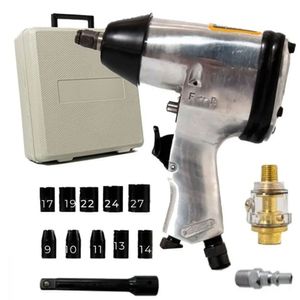Llave De Impacto Neumatica SALKOR 1 2 MALETIN Accesorios