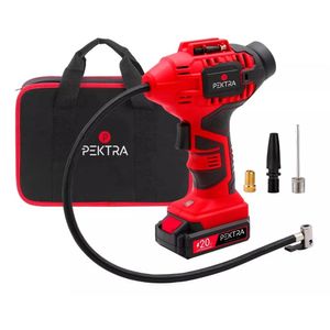 Inflador Inalámbrico De Mano 20v Pektra 150psi + Cargador + Batería