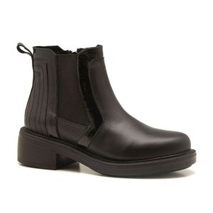 Bota KEADY de cuero con elástico