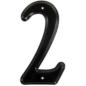 Numero 2 para domicilio color negro SC