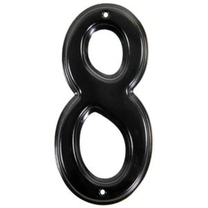 Numero 8 para domicilio color negro SC