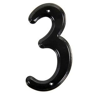 Numero 3 para domicilio color negro SC