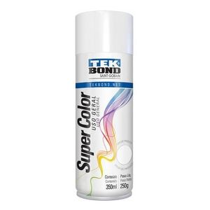 Pintura Tek Bond Aerosol Uso General 350ml Blanco Brillante