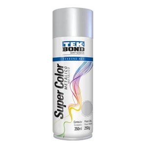 Pintura En Aerosol Plata Metalizado 140g/200ml Tek Bond