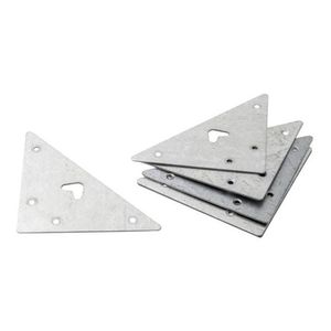 Soporte Para Alacena Plano Cromatizado Caja X 24u Sc