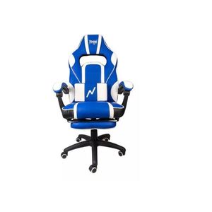 Silla Butaca Gamer Escritorio Noga Typhon Rt Con Apoyapies Azul