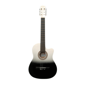 Set Guitarra Electroacústica Sunset AC001L-39 Black & White