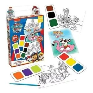 Paw Patrol Pintando Con Acuarelas Spc09919