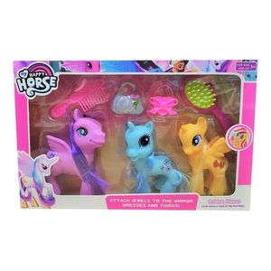 Set De Ponys My Happy Horse Con Accesorios 50527