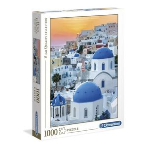Puzzle 1000 Piezas Santorini Grecia Clementoni 39480