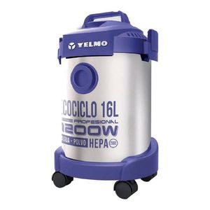 Aspiradora Yelmo Ecociclo Pro As-3314 16l  Plata Y Violeta