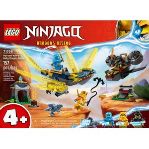 Lego Ninjago Batalla Por El Dragón Bebé De Nya Y Arin 71798