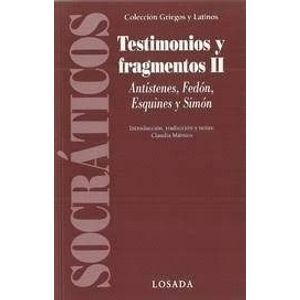 SOCRATICOS- TESTIMONIOS Y FRAGMENTOS II - VV AA