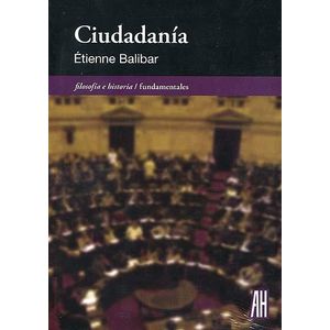 CIUDADANIA - Balibar, Etienne