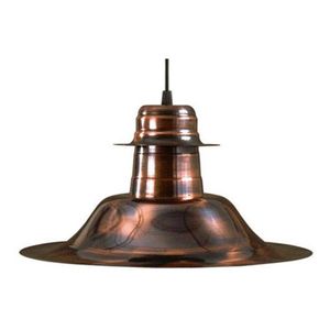 Lampara Colgante Chapa Vintage Sombrero Ferrolux C-115COB