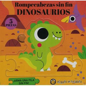 ROMPECABEZAS SIN FIN DINOSAURIOS - Pingray, Maria Jose