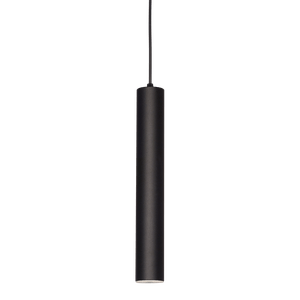 Lampara Colgante Ferrolux Moderna Tubular 35cm A/dicro Negro