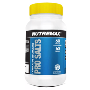 Capsulas De Electrolitos Pro Salts Nutremax 60 Capsulas