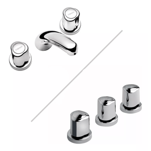 Set Griferia de Baño Peirano Dique Lavatorio Bidet