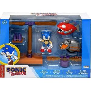 Sonic The Hedgehog Set Diorama De 6,5cm 40486