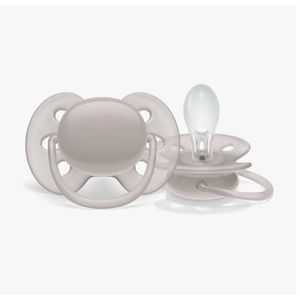 Chupetes Ultra Soft Plain X1 Philips Avent (6-18M)  Blanco - SCF092/51