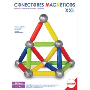 CONECTORES MAGNETICOS XXL 24 PIEZAS