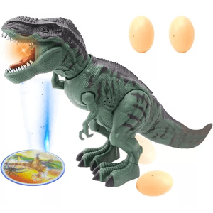 Dinosaurio Camina Con Luz Sonido Pone Huevo Proyector 99818 Wabro