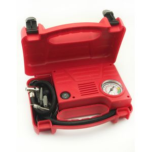 Compresor Portátil Con Valija 12v Inflador Auto Moto Bici