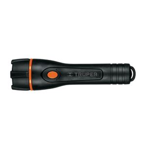 Linterna Plástica Truper con 1 LED de 80 lm y 2 Pilas AA 13018