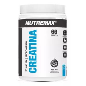 Suplemento Deportivo 200gr Nutremax Creatina Micronizada 66s