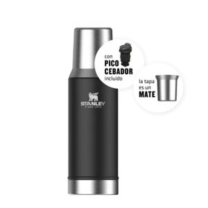Termo De Mate Stanley Legendario System Classic 0.8 Litros Negro