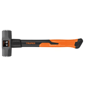 Maza Octogonal Cabo Fibra Vidrio 1,8kg Albañil Truper 16536