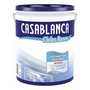 Látex Cielorrasos Antihongo mate blanco 10 Lts