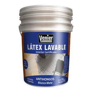 Látex interior Certificado mate blanco 25 Kg.