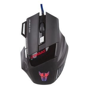 Mouse Gamer Argomtech Combat Ms42 Cable Usb Trenzado