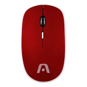 Mouse Óptico Inalámbrico Argomtech Ms31 Usb Rojo