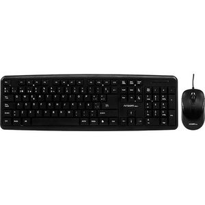 Kit Teclado Y Mouse Argomtech Usb Clásico Español