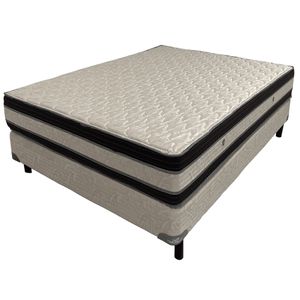 Colchón + Base de Sommier 2 plazas 140x190x056 Sueño Dorado TERRANOVA
