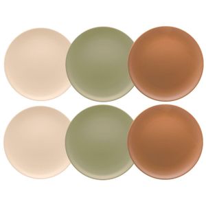UNNI MIX - SET X 6 PLATOS PLAYOS 26 CM OXFORD