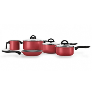 Bateria de Cocina Maple 5P Rojo