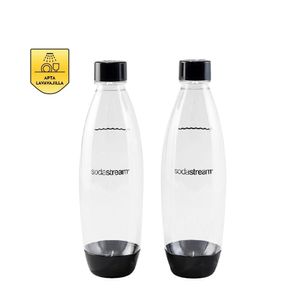 Botella Sodastream Twinpack 1Lts Black