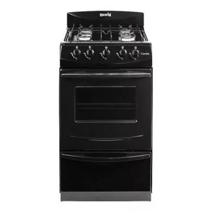 Cocina a gas Escorial Candor S2 Gas envasado NEGRA