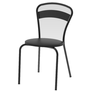 SILLA MILANO NEGRA SML017