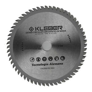 Sierra Circular Widia 178mm 60 Dientes Kleber Fox10475