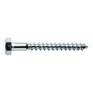 Tornillo Tirafondo Hexagonal 1/4 X 30mm Sobre De 100 U Rerar